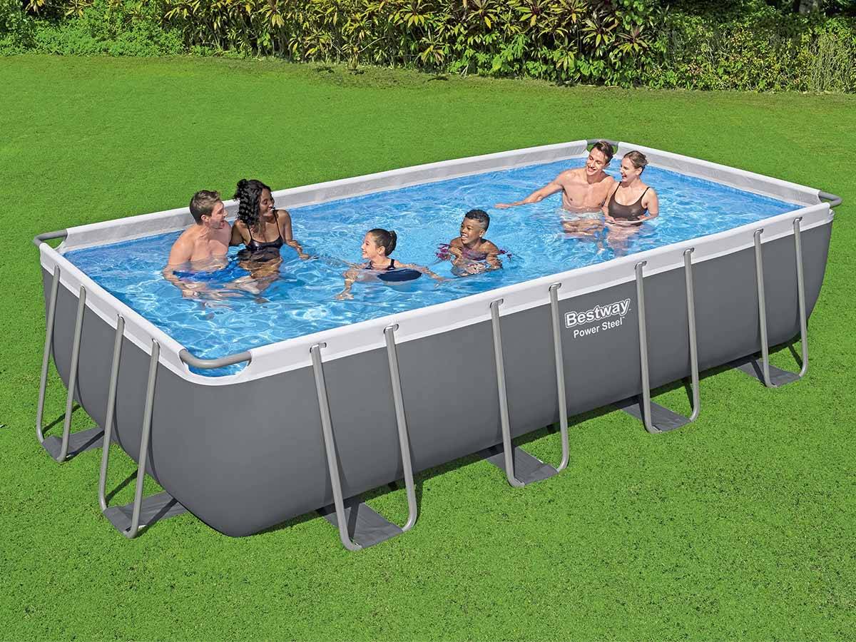 Bestway - Piscine tubulaire Power Steel rectangulaire 5,49 x 2,74 x 1,22 m - Bestway - Imagen 1