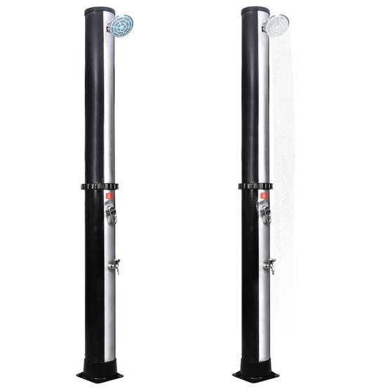 Douche solaire d'extérieur - Douche de jardin avec pomme de douche et robinet 40 L MP357 - Image 3