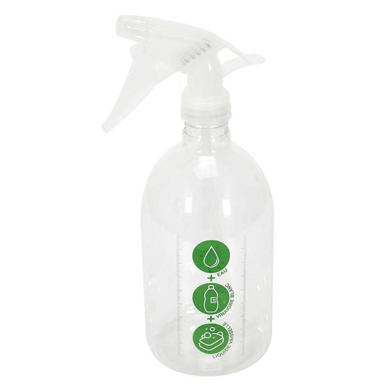 Paris Prix - Bouteille Spray "Ménage" 750ml Transparent - Image 1