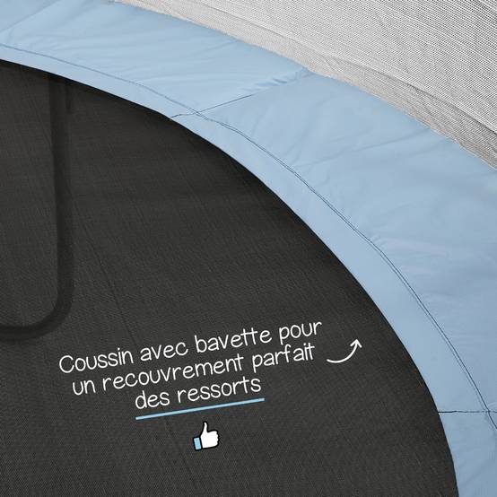 Kangui - Trampoline de jardin 250 cm + filet de sécurité | Normes CE/EU Kangui - Imagen 2