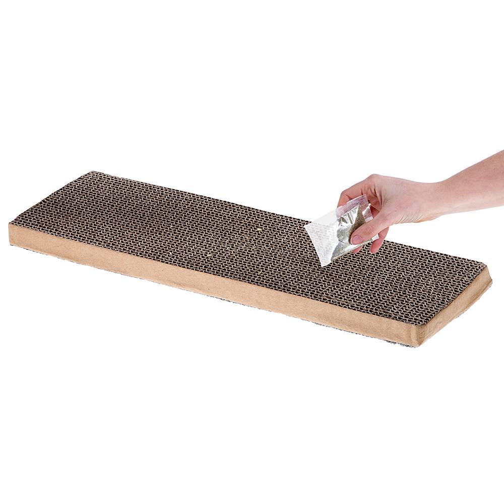 Ferplast - Griffoir Double-Face pour Chats PA 5650 SMALL, Un Côté en Tapis, Un en Robuste Carton - Imagen 3