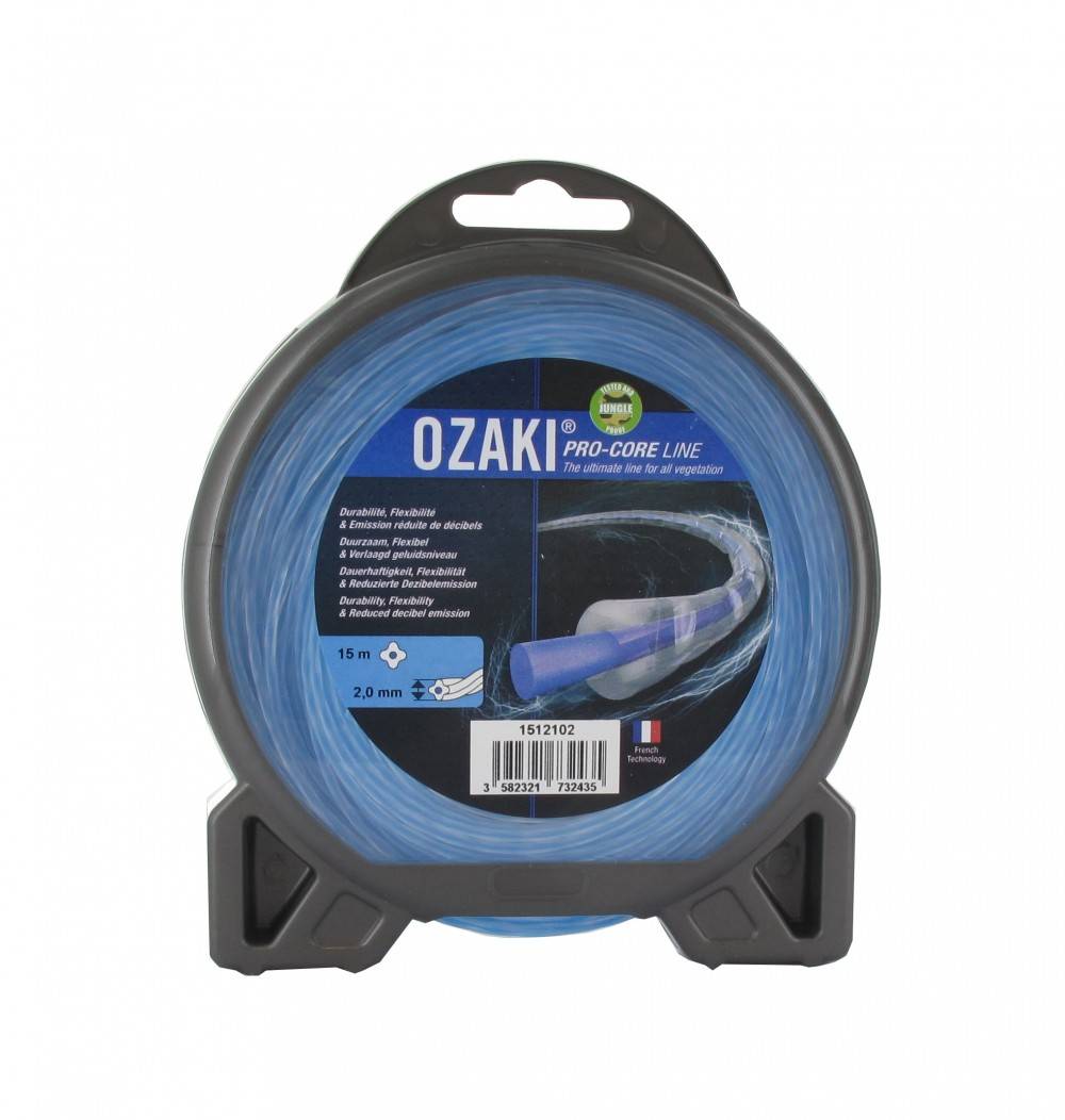 Ozaki - Carcasa hilo nylon OZAKI PRO-CORE LINE. Co-extruido Longitud: 15 m, Ø: 2,00mm OZAKI