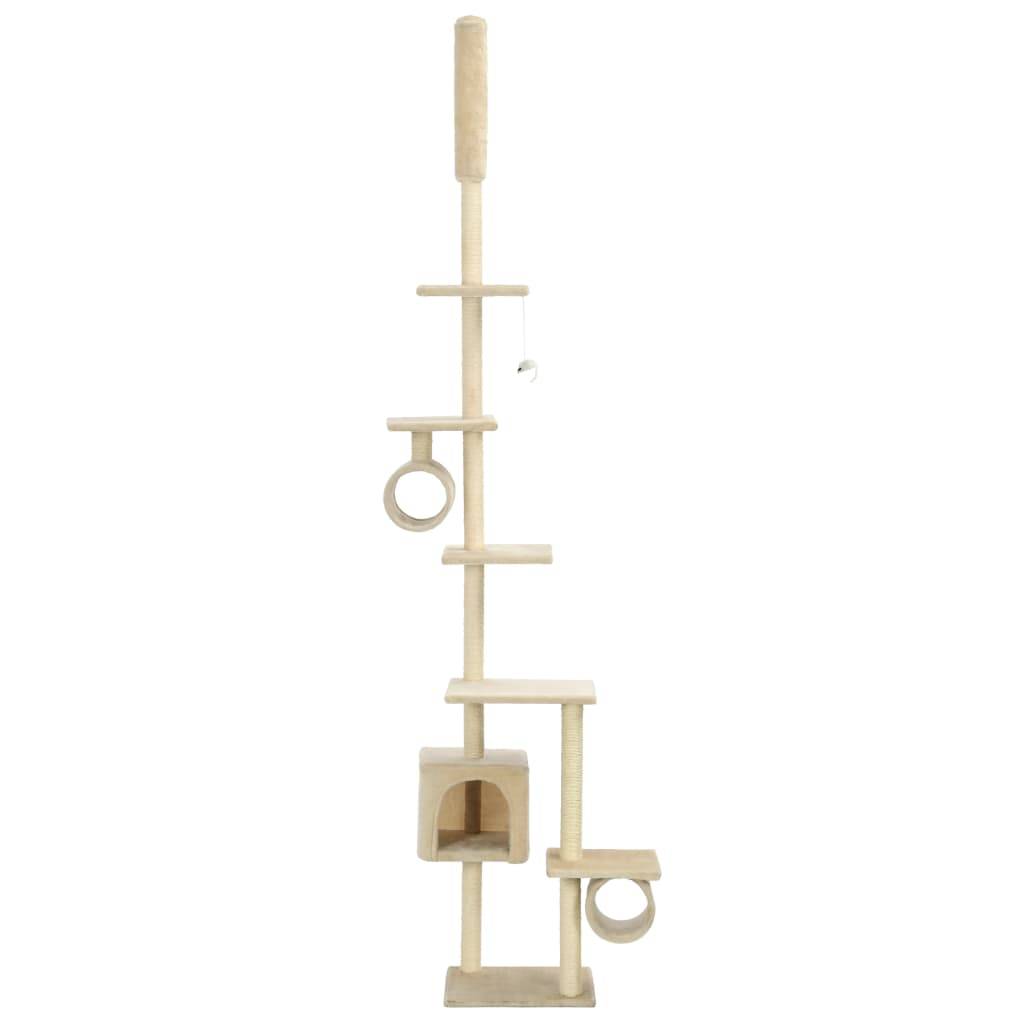 Arbre à chat Mora Beige 70 X 58 X 260 cm - P87209B - Image 3