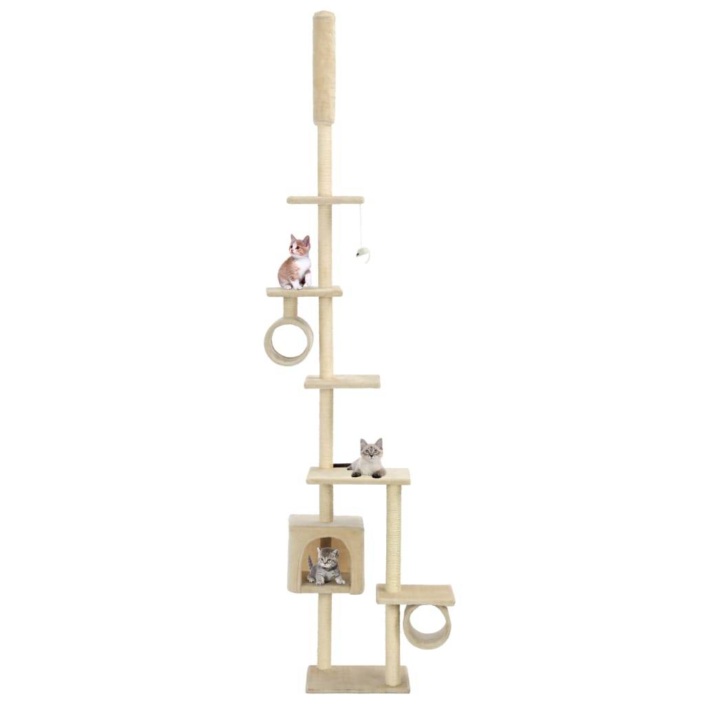 Arbre à chat  Mora Beige  70 X 58 X 260 cm  - P87209B