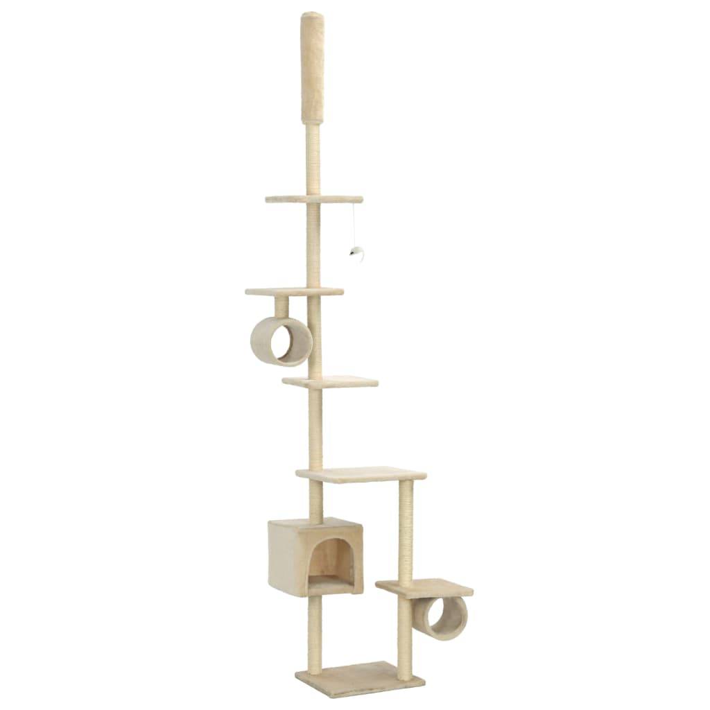 Arbre à chat Mora Beige 70 X 58 X 260 cm - P87209B - Image 2