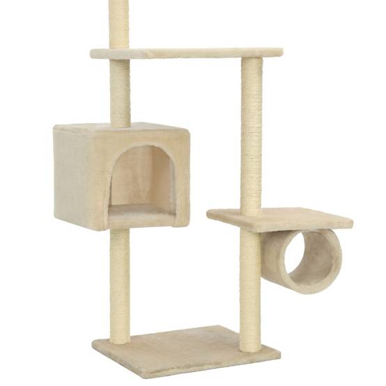 Arbre à chat Mora Beige 70 X 58 X 260 cm - P87209B - Image 6
