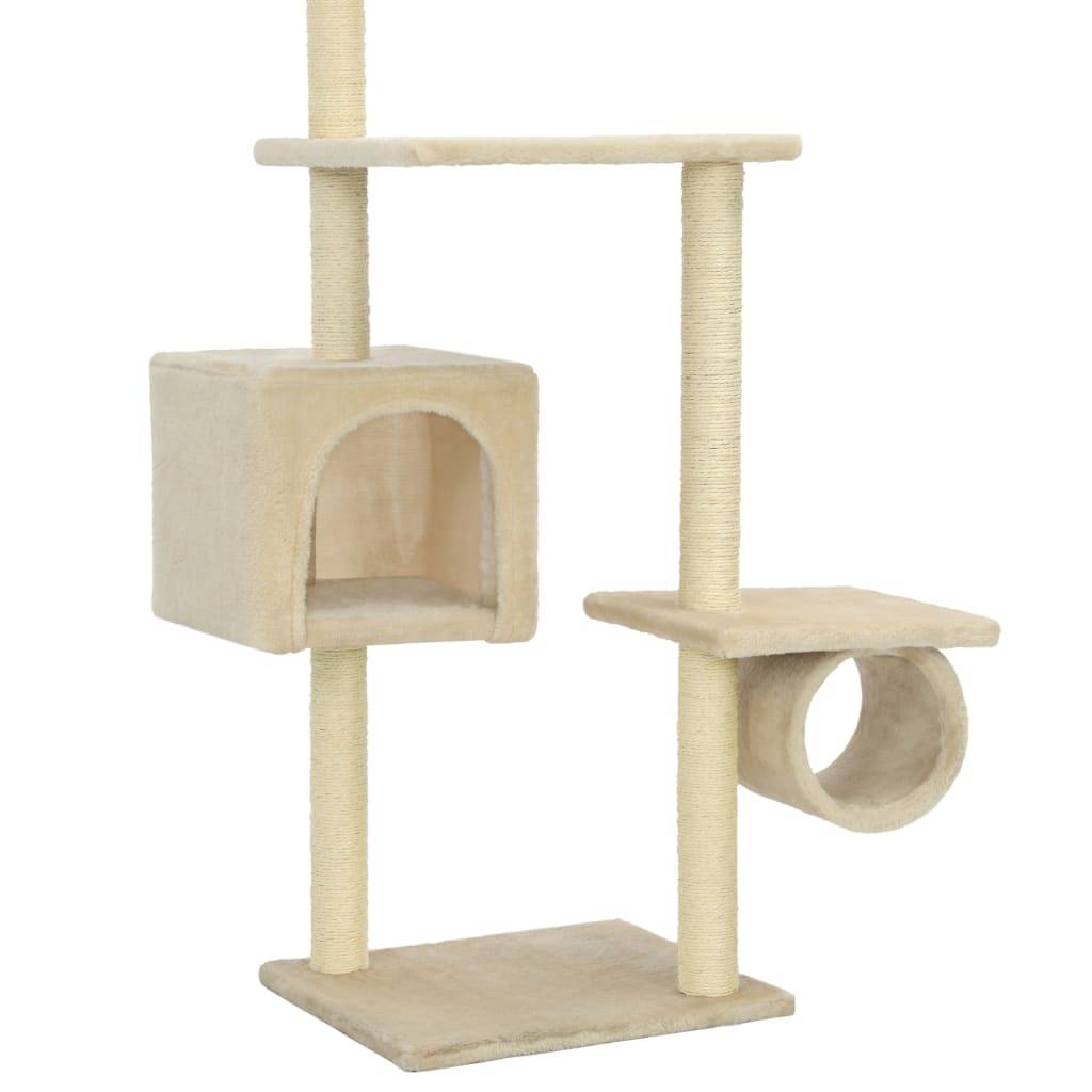 Arbre à chat  Mora Beige  70 X 58 X 260 cm  - P87209B - Image 6