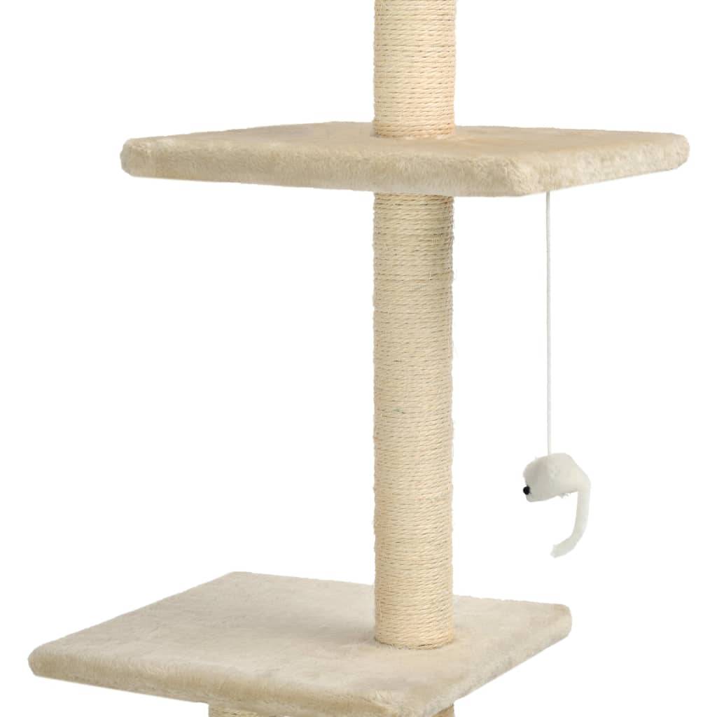 Arbre à chat  Mora Beige  70 X 58 X 260 cm  - P87209B - Image 4
