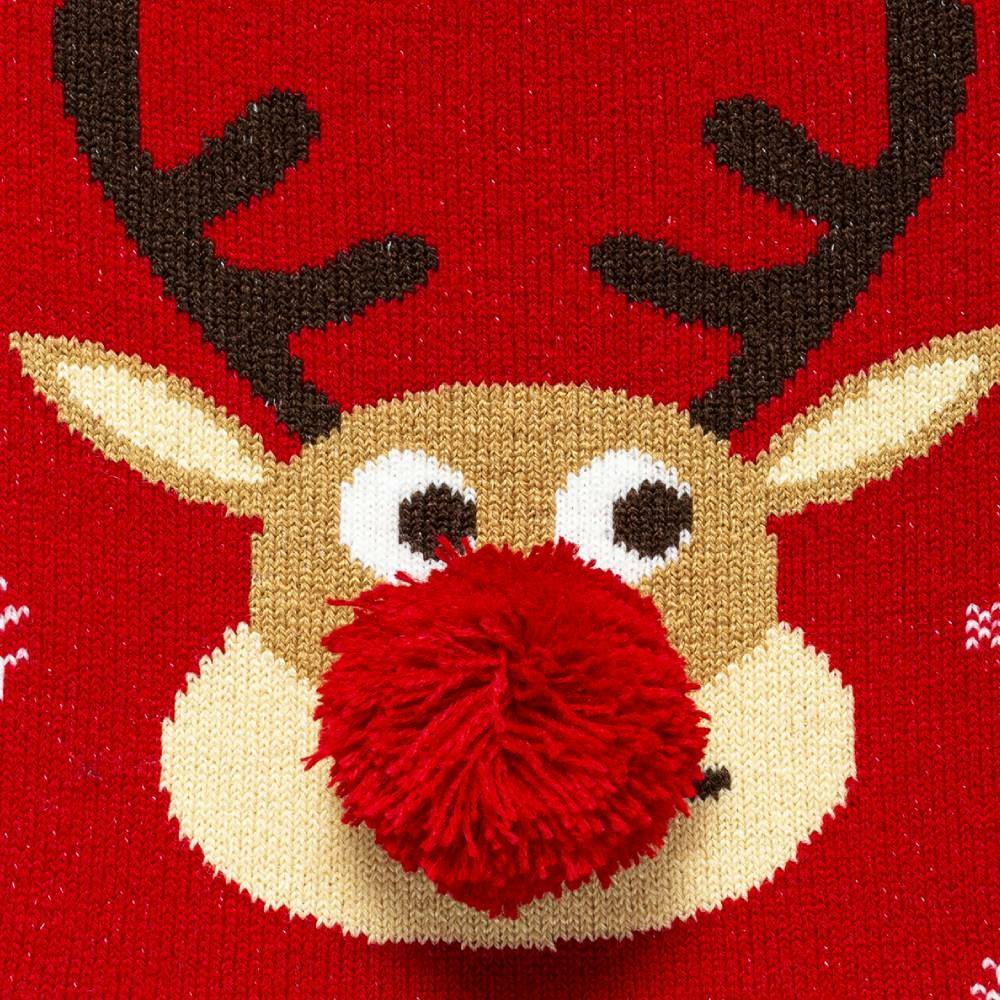 Sans Marque - Bouillotte renne "Rudolph en tricot qui tient chaud" - Imagen 2