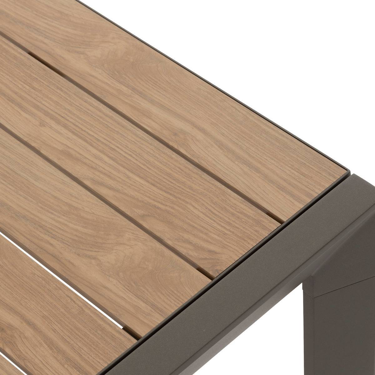Hesperide - Table de jardin extensible "Évasion" en aluminium honey et praline traité époxy 14 places Hespéride - Imagen 3