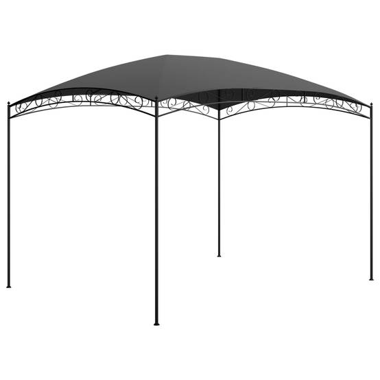 Pergola Jardin - Tonnelle de jardin - Belvédère 3x4x2,65 m Anthracite 180 g/m² MI36 - Image 2