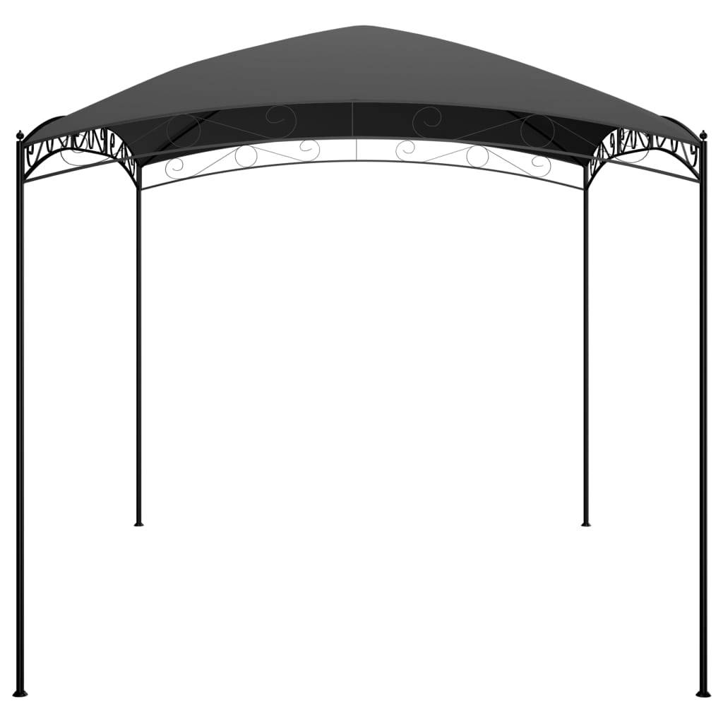 Pergola Jardin - Tonnelle de jardin - Belvédère 3x4x2,65 m Anthracite 180 g/m² MI36 - Image 3