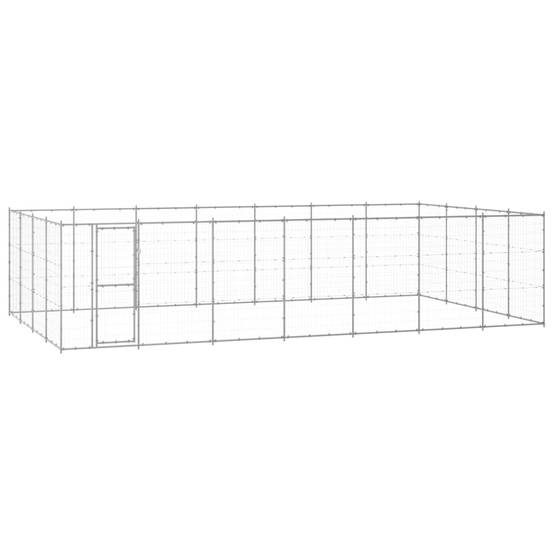 Vidaxl - Chenil extérieur Acier galvanisé 33,88 m² vidaXL 3082320 - Imagen 1