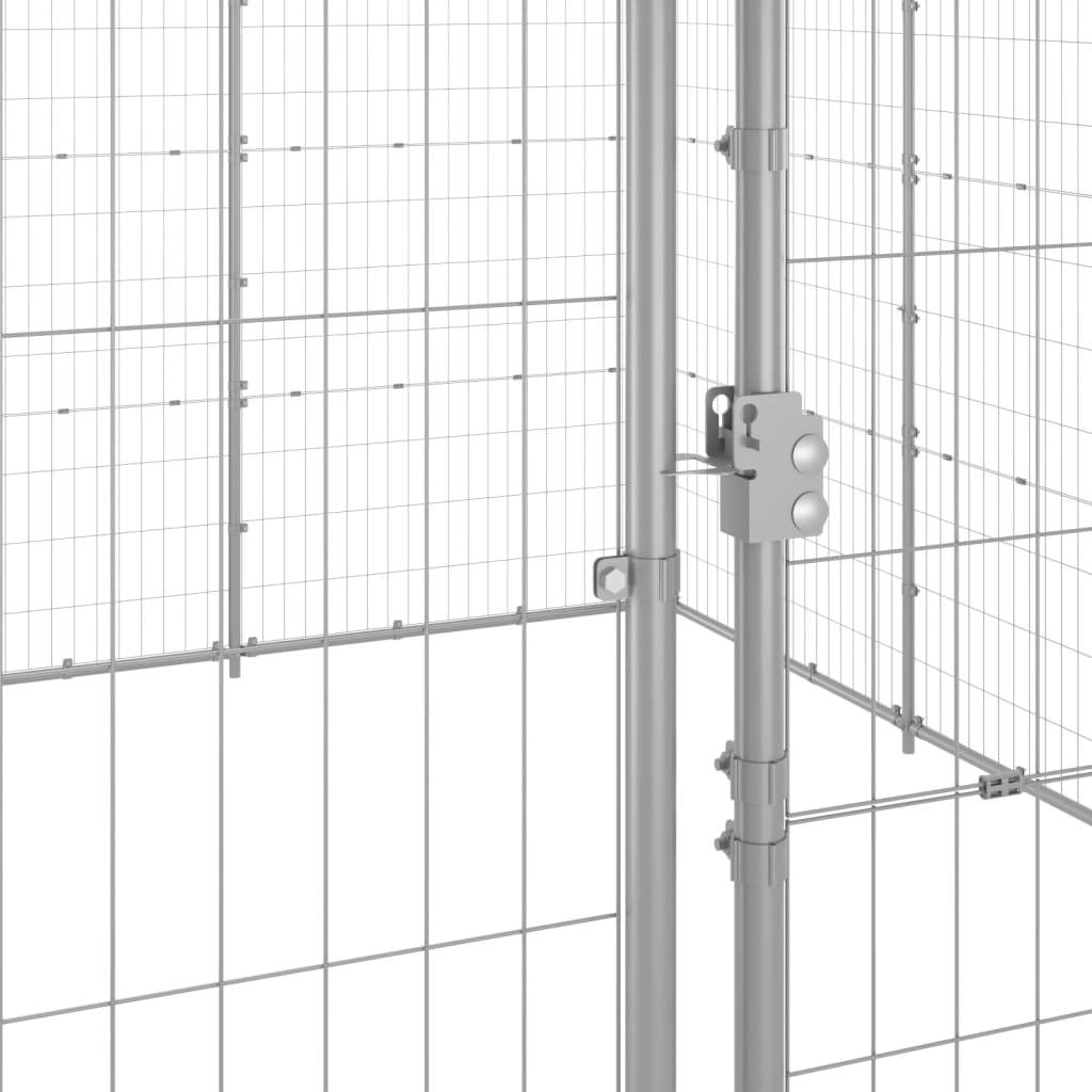 Vidaxl - Chenil extérieur Acier galvanisé 33,88 m² vidaXL 3082320 - Imagen 4