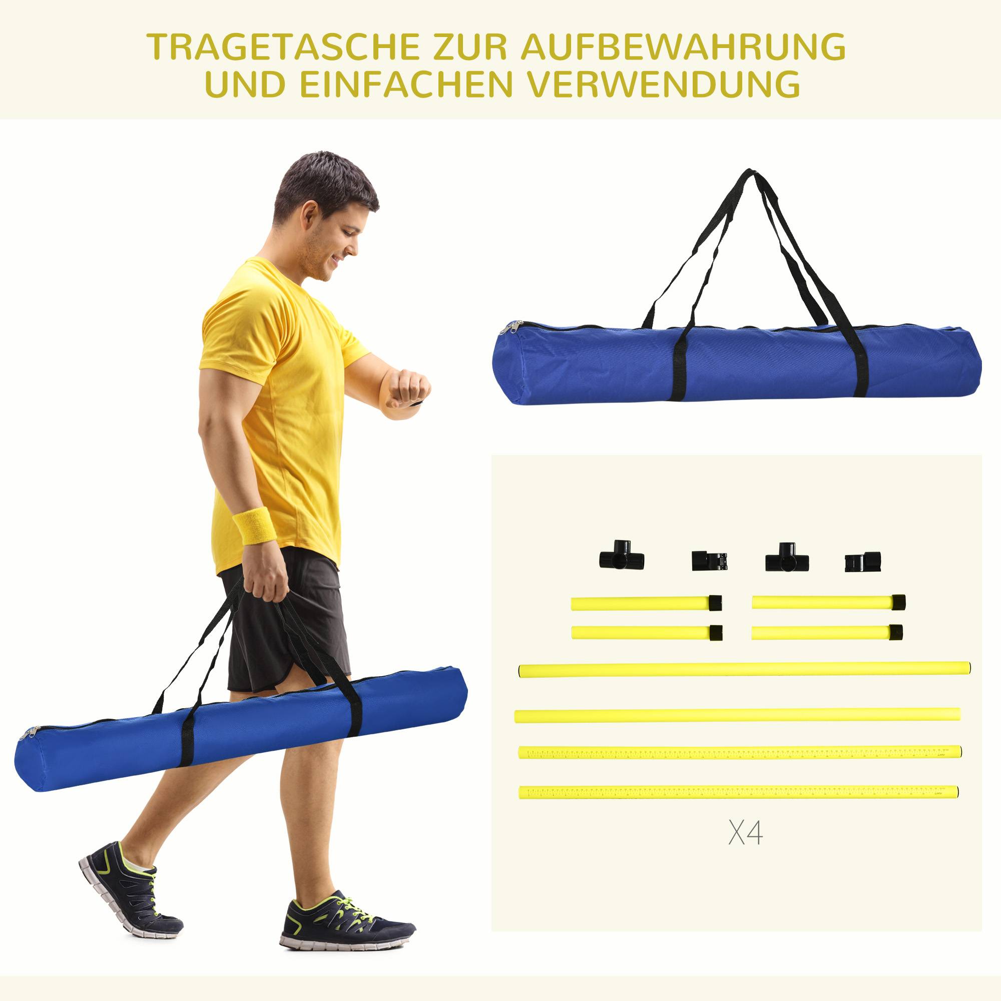 Kit d'agilité pour chien plastique jaune 99 x 65 x 94 cm - PANGIVO - Image 8