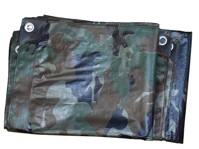 Bâche de protection 100g avec œillets - Camouflage Camouflage 4m x 5m - Image 3