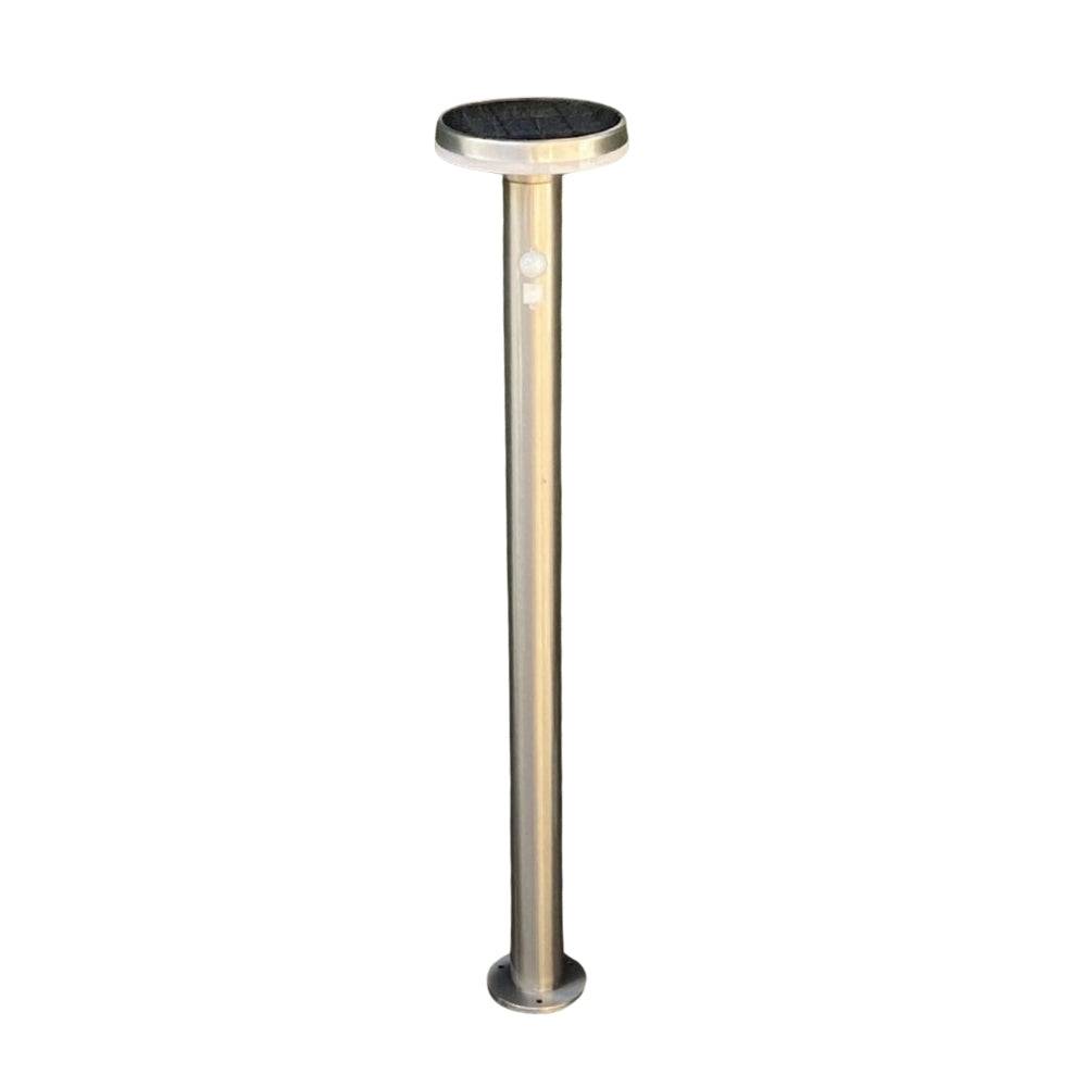 Borne extérieure solaire LIVING avec détecteur de mouvements 85cm Inox - Image 1