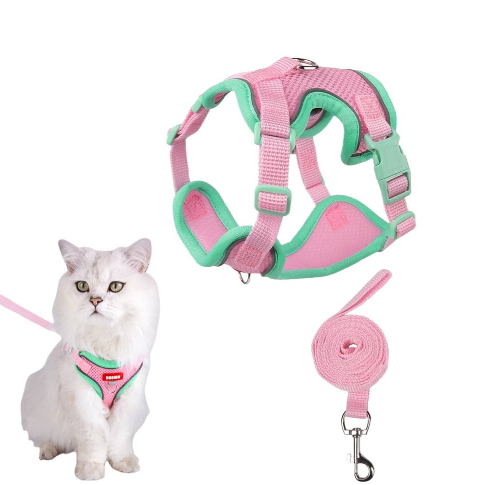 Harnais avec laisse pour chat l - IntiMeg - Image 1