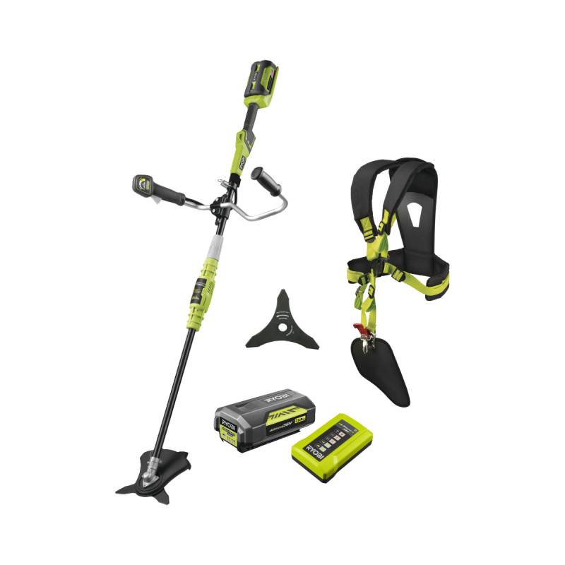 Ryobi - Pack RYOBI débrousailleuse 36V Lithium-ion RBC36X26B - lame 3 dents tri-arc diamètre 26cm RAC117 - Image 1