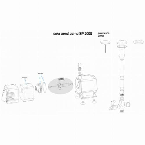 Sera - Pompe pour jet d'eau - Sera Pond SP - 2000 - Imagen 5