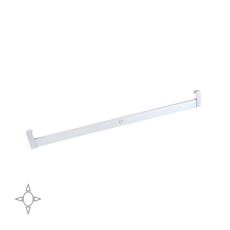 Emuca - Emuca 5074762 Barre De Penderie Pour Armoire Polux Avec Lumière Led Avec Détecteur De Mouvement (12v Dc), 858, Anodisé Mat. - Imagen 5