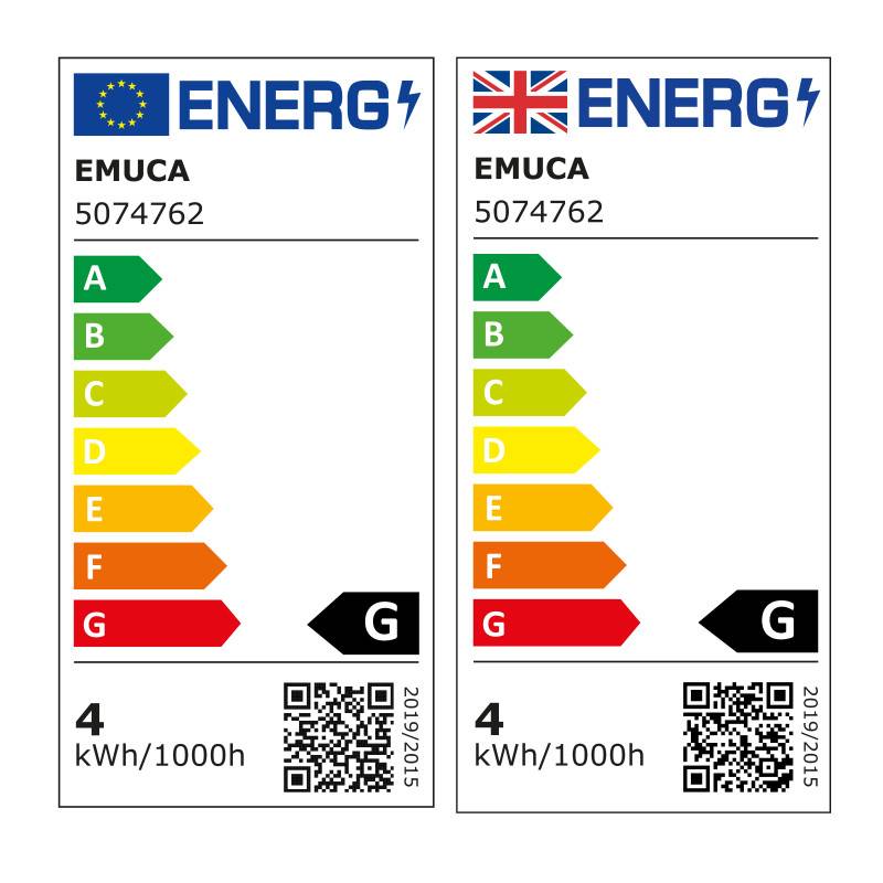 Emuca - Emuca 5074762 Barre De Penderie Pour Armoire Polux Avec Lumière Led Avec Détecteur De Mouvement (12v Dc), 858, Anodisé Mat. - Imagen 6