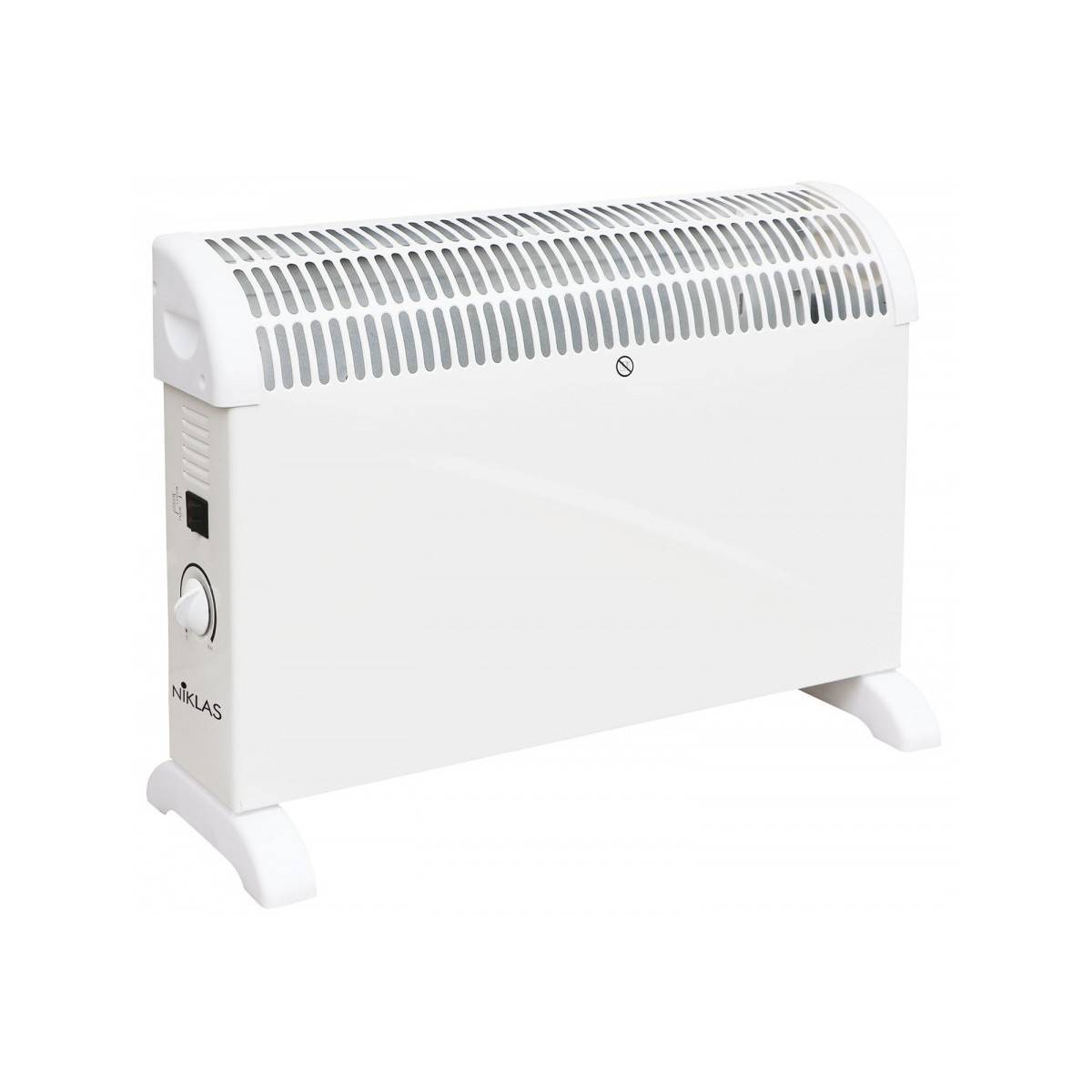 Radiateur Électrique Classic 2000W 3 puissances de chauffe - Chauffage d'appoint sur pieds Thermostat NIKLAS - Imagen 1