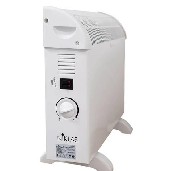 Radiateur Électrique Classic 2000W 3 puissances de chauffe - Chauffage d'appoint sur pieds Thermostat NIKLAS - Imagen 4