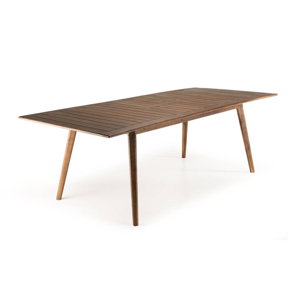 Macabane - VICK - Ensemble de jardin bois table ext. 4 chaises + 2 fauteuils - Imagen 3