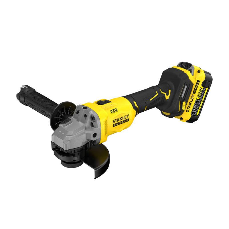 stanley - Meuleuse D'Angle 125 mm Brushless Lithium 18V - 1 Batterie 4 Ah En Kit Pro-Stack - SFMCG710M1T-QW STANLEY FATMAX V20 Stanley - Image 2