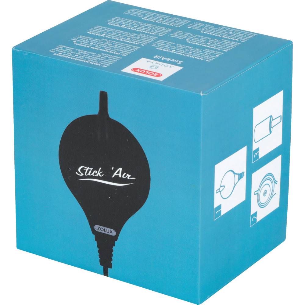 Zolux - Bulleur aérateur 1.5w débit 18.6 L/h noir pour aquarium max 50 Litres - Imagen 4