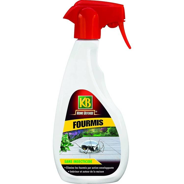 KB HOME DEFENSE Fourmis sans Insecticide prêt à l'emploi 500ml (HDFOUPAL)