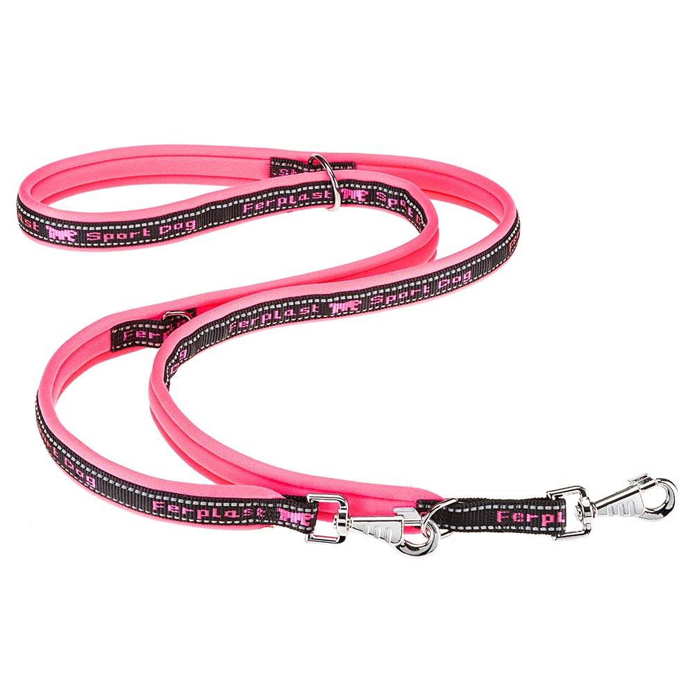 Ferplast - Ferplast Laisse chien SPORT DOG, Laisse de dressage pour chien de taille grande, Poignée rembourrée, Mousqueton en métal, Coutures réfléchissantes, - Imagen 1