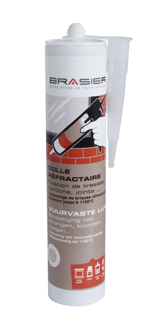 Mastic réfractaire Brasier – Cartouche 310 ml