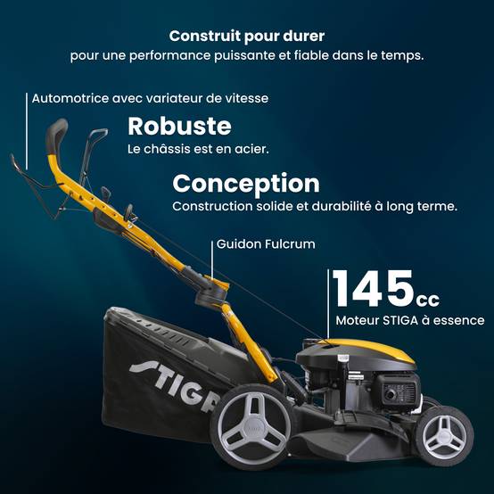 Stiga - Tondeuse Combi 748 V, moteur GCVx145, bac 60L, système 4 en 1 - STIGA - Image 2