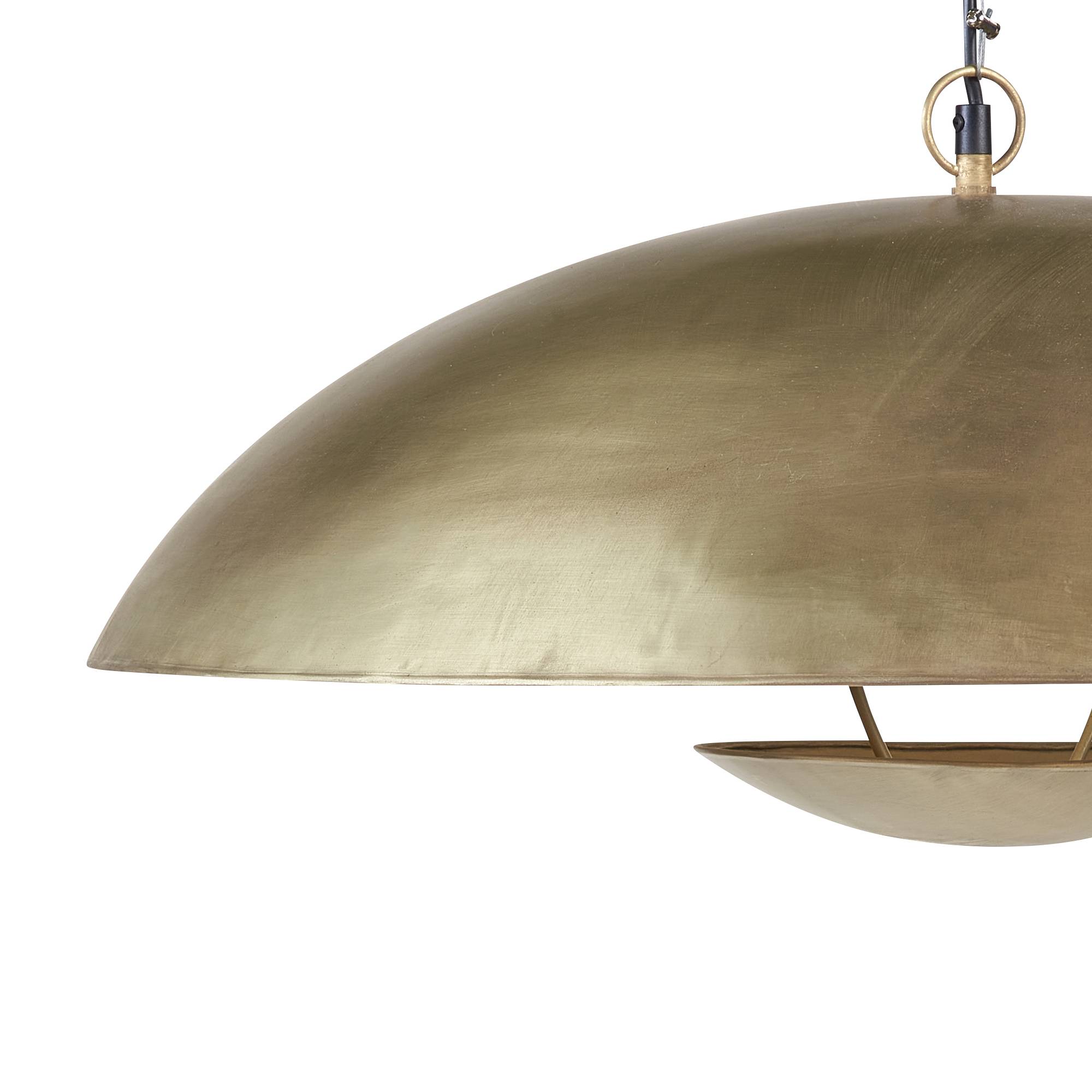 Beliani - Lampe suspension Métal Doré AGRANI - 60x60x150- Beliani - Image 4