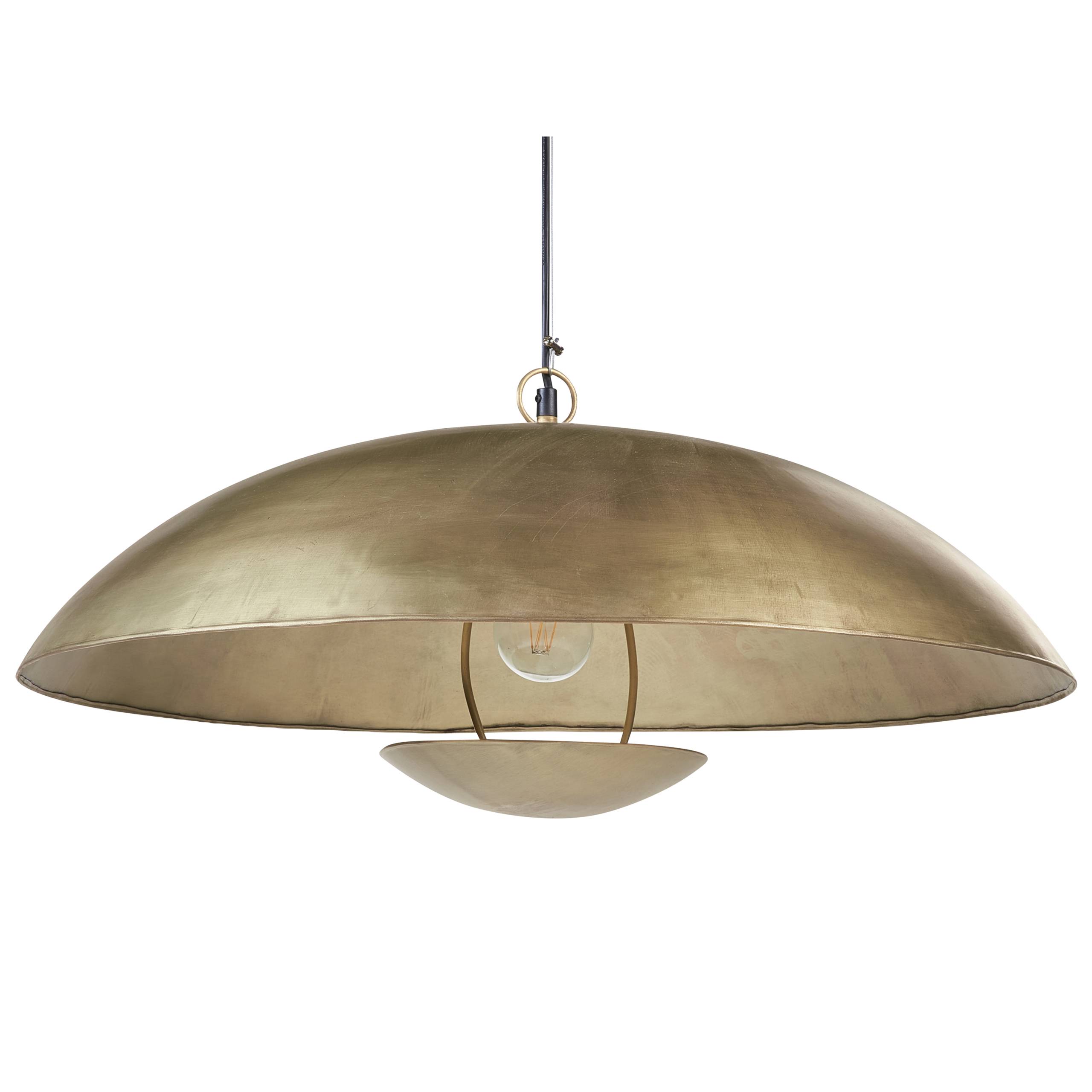 Beliani - Lampe suspension Métal Doré AGRANI - 60x60x150- Beliani - Image 2
