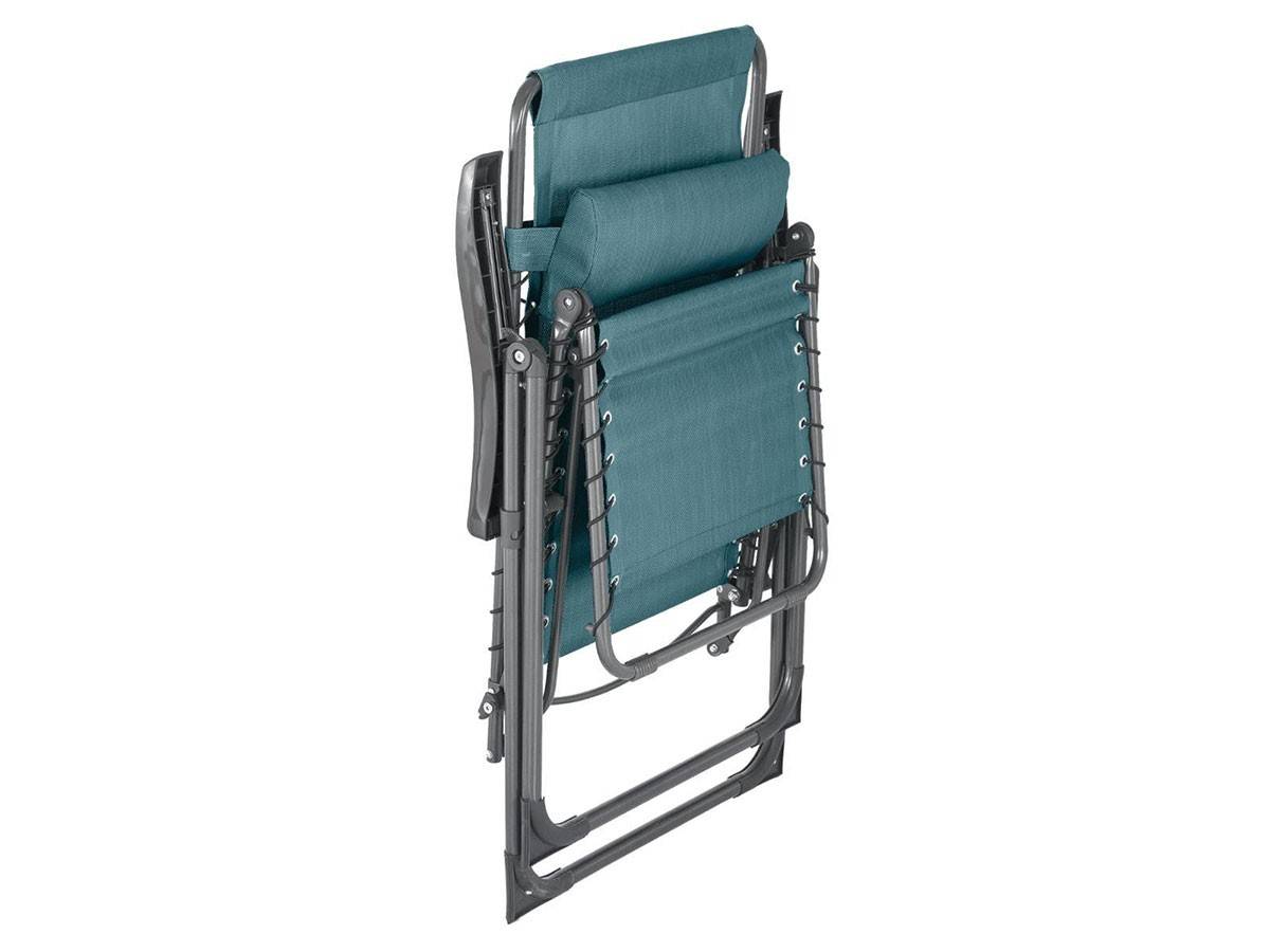 Hesperide - 2 Fauteuils de jardin relax SILOS Bleu Canard - Hespéride - Image 4