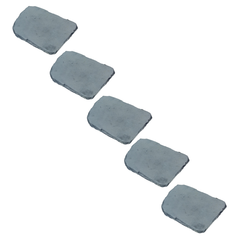 Jardinex - Pas japonais pierre bleue 43 x 32 x 3,5 cm - Gris bleu  (Lot de 5) - Jardinex - Imagen 6