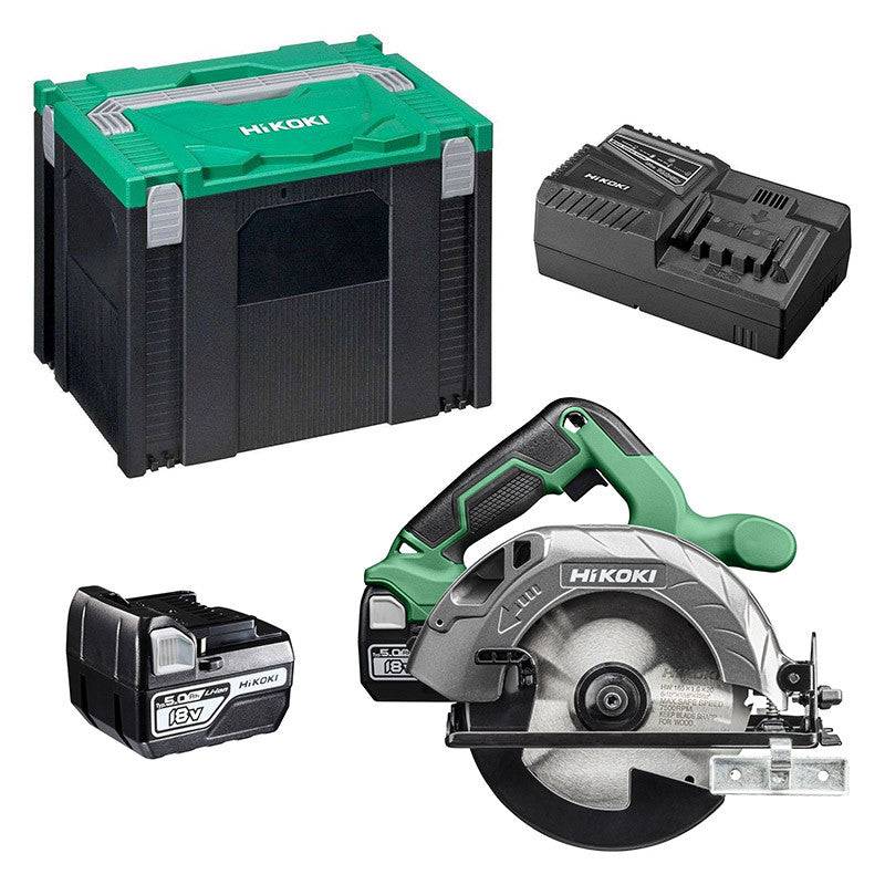 Scie circulaire 18V HIKOKI C1806DAWRZ 2 x 5,0Ah Ø 165mm 57mm Hikoki - Imagen 1