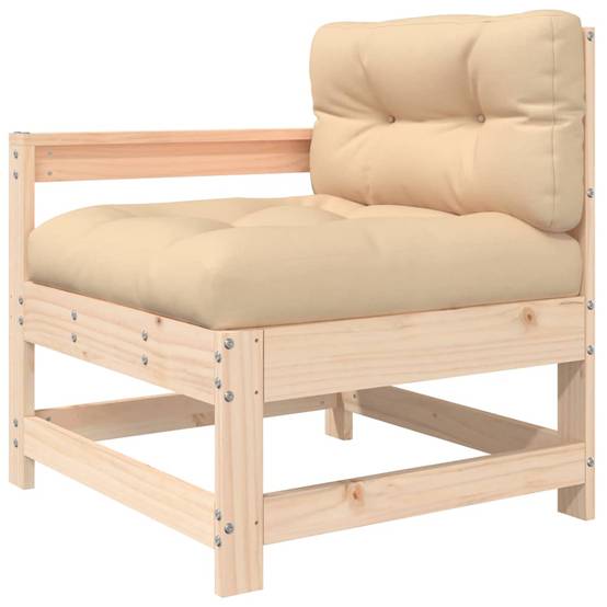 Vidaxl - Salon de jardin 6 pcs avec coussins bois massif vidaXL 3185906 - Image 6