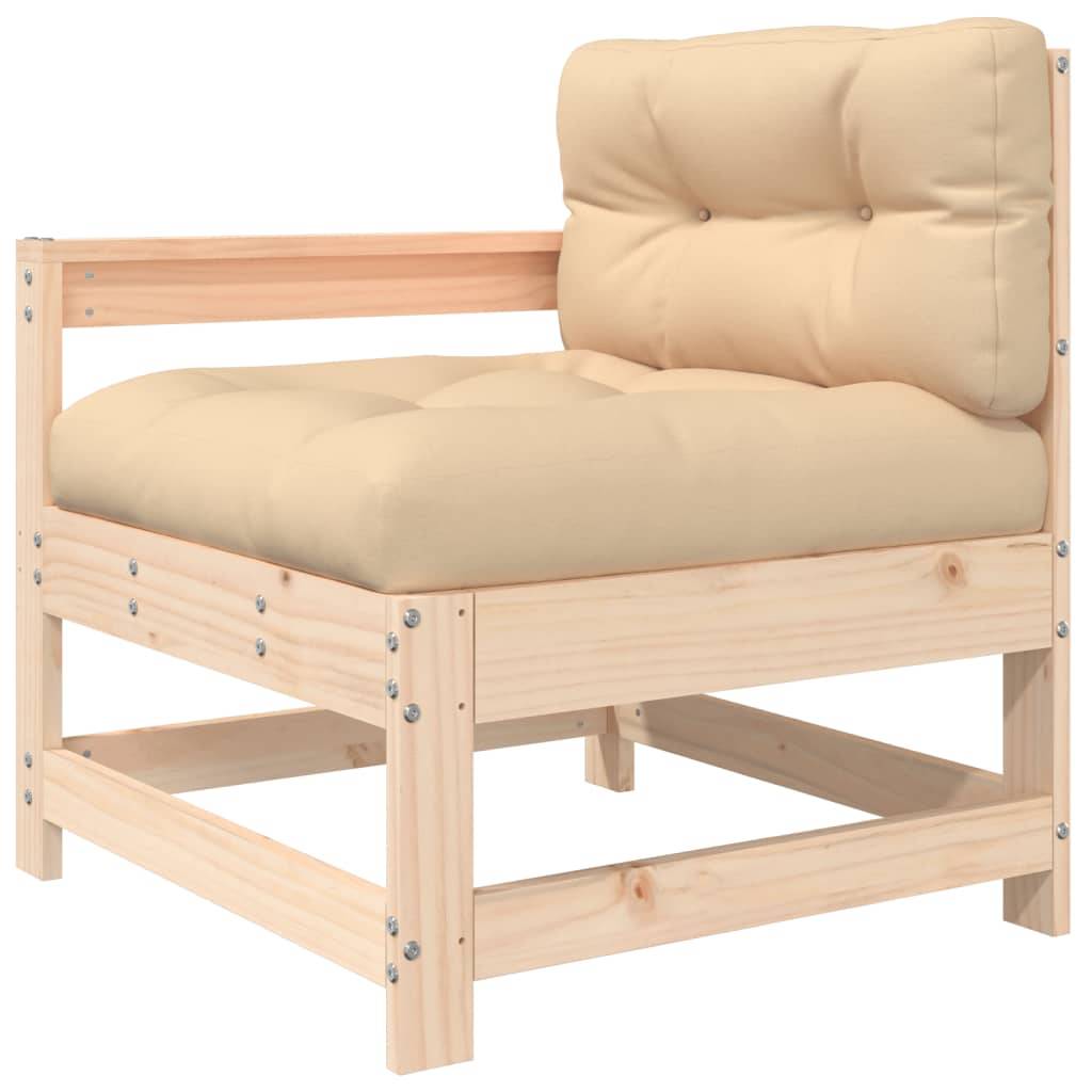 Vidaxl - Salon de jardin 6 pcs avec coussins bois massif vidaXL 3185906 - Image 6
