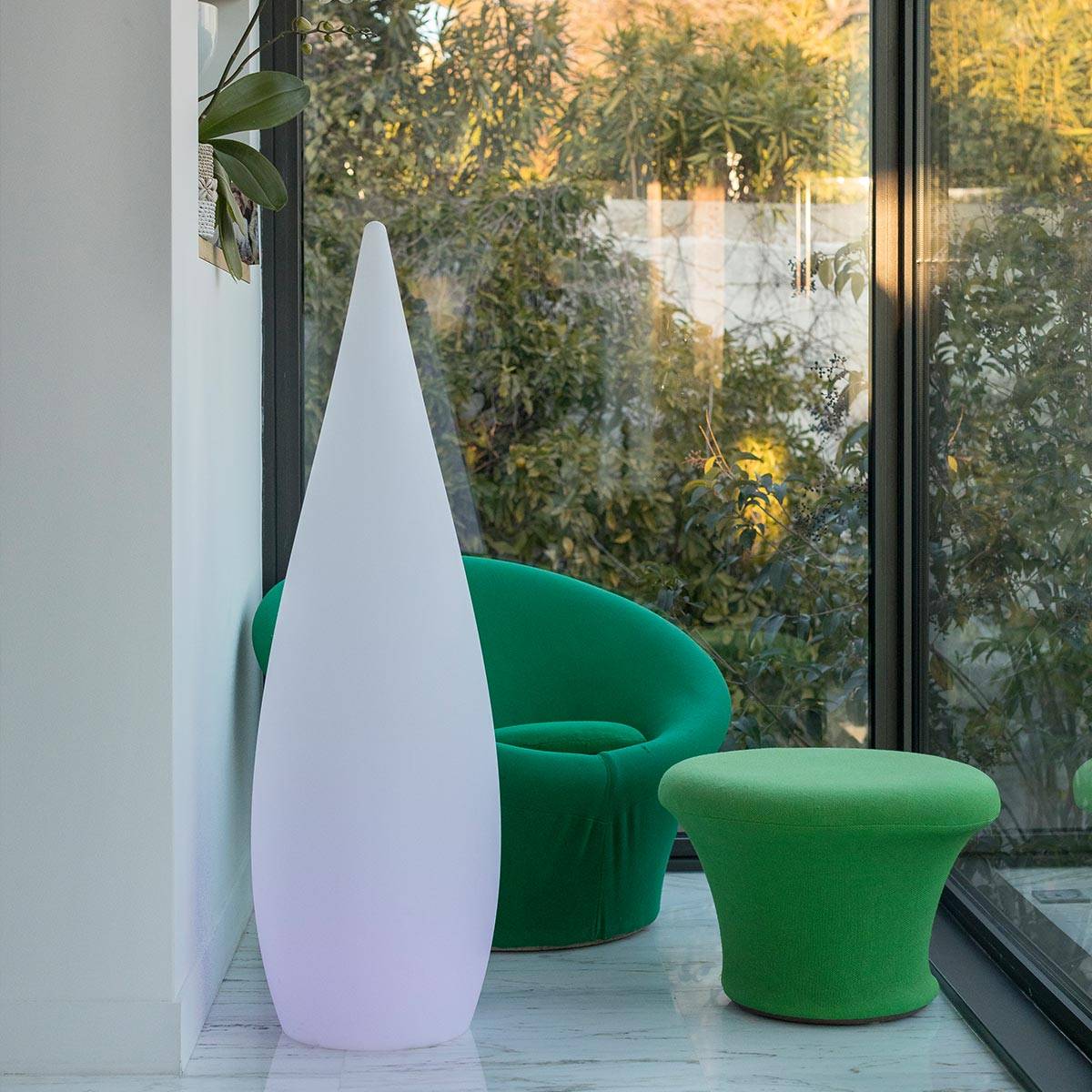 Lumisky - Lampadaire d'extérieur sans fil CLASSY RGB H120cm - Imagen 7