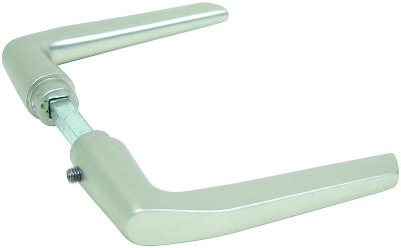 Gah Alberts - Béquille double carré de 8mm pour porte ép.50 à 60mm alu anodisé argent GAH ALBERTS - 412661