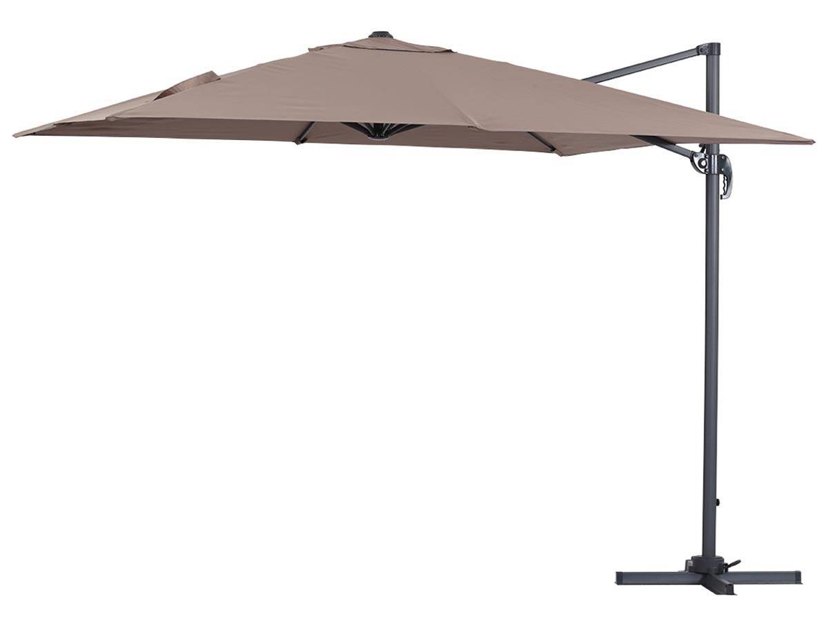 Habitat Et Jardin - Parasol Déporté "sun 3" - 3 X 3 M - Taupe -habitat Et Jardin - Imagen 1
