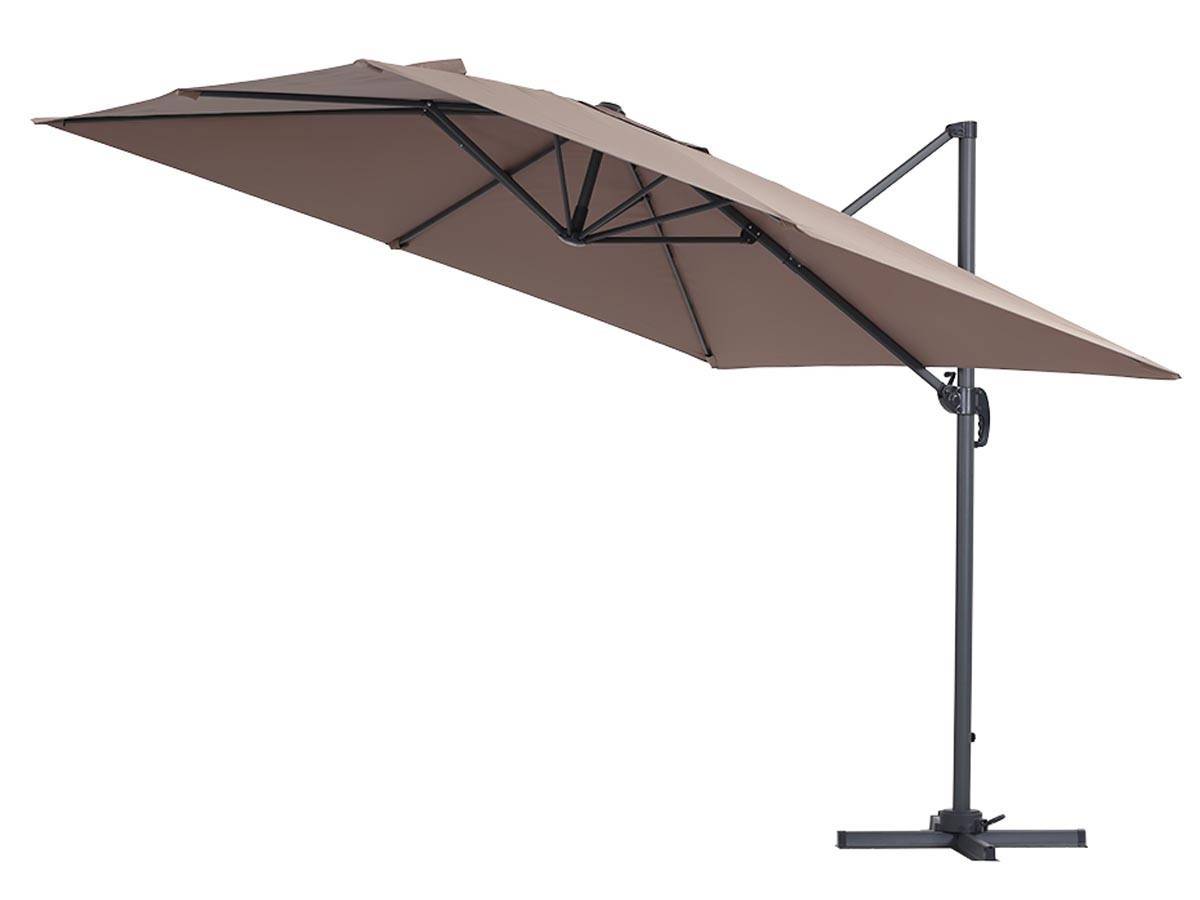 Habitat Et Jardin - Parasol Déporté "sun 3" - 3 X 3 M - Taupe -habitat Et Jardin - Imagen 2