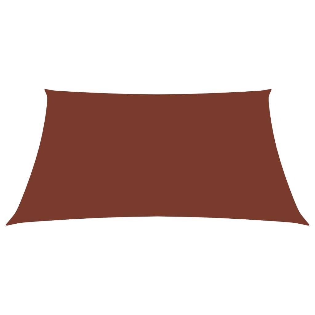 Helloshop26 - Voile toile d'ombrage parasol tissu oxford rectangulaire 3 x 4 m terre cuite - Imagen 2