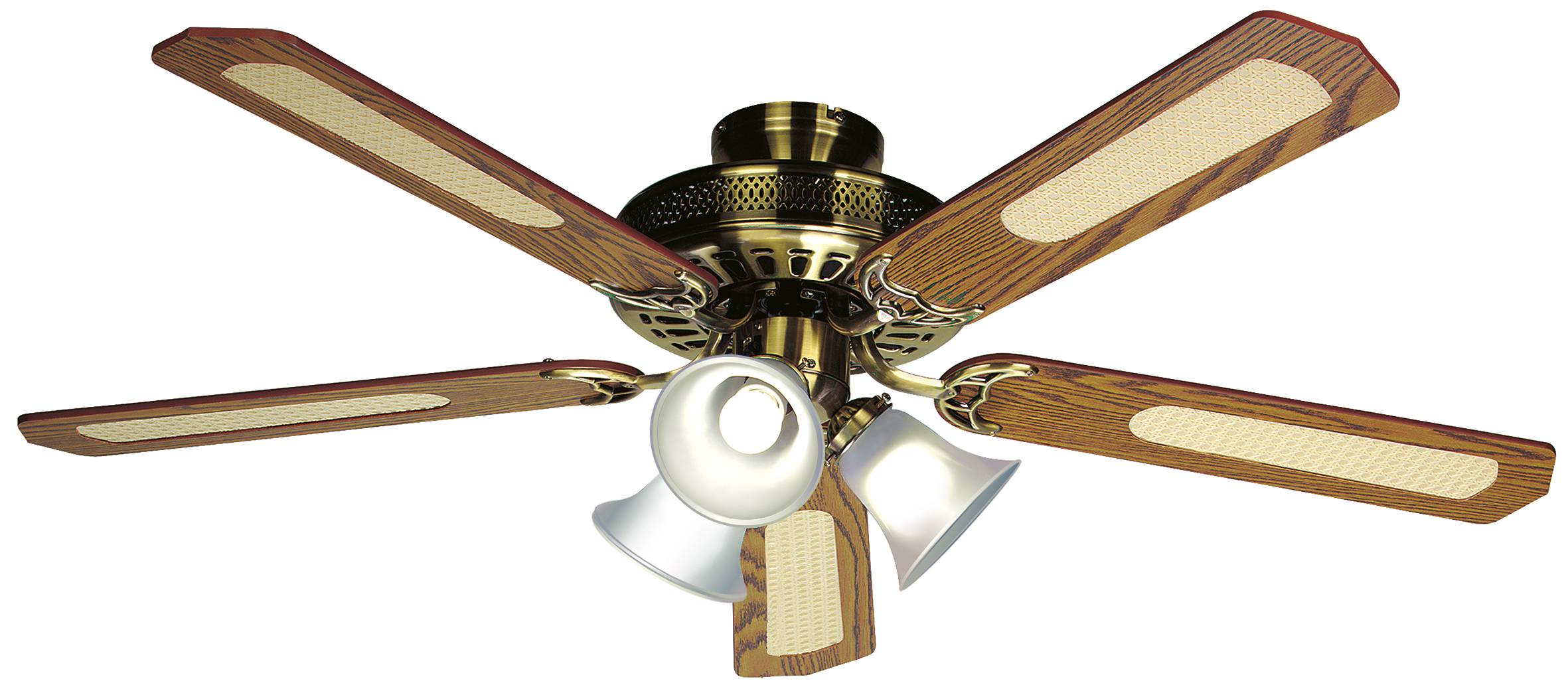 Ventilateur de plafond BALEARES Bois 60W Ø132cm FARTOOLS - Image 1