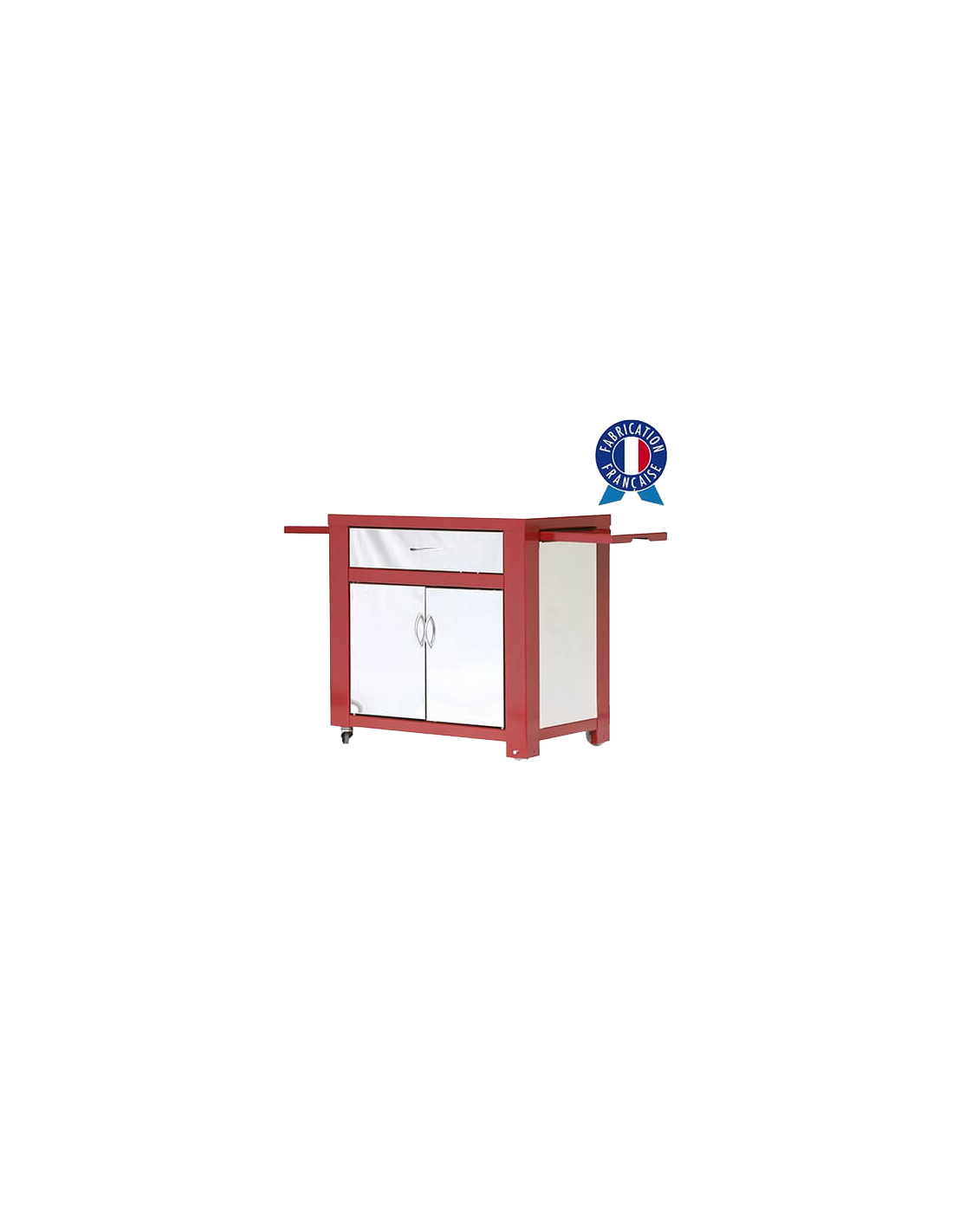 Desserte plancha acier epoxy / inox