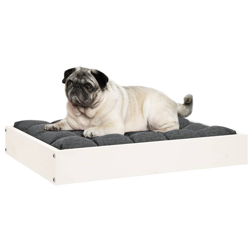Vidaxl - Lit pour chien Blanc 61,5x49x9 cm Bois de pin solide vidaXL 820852 - Imagen 7